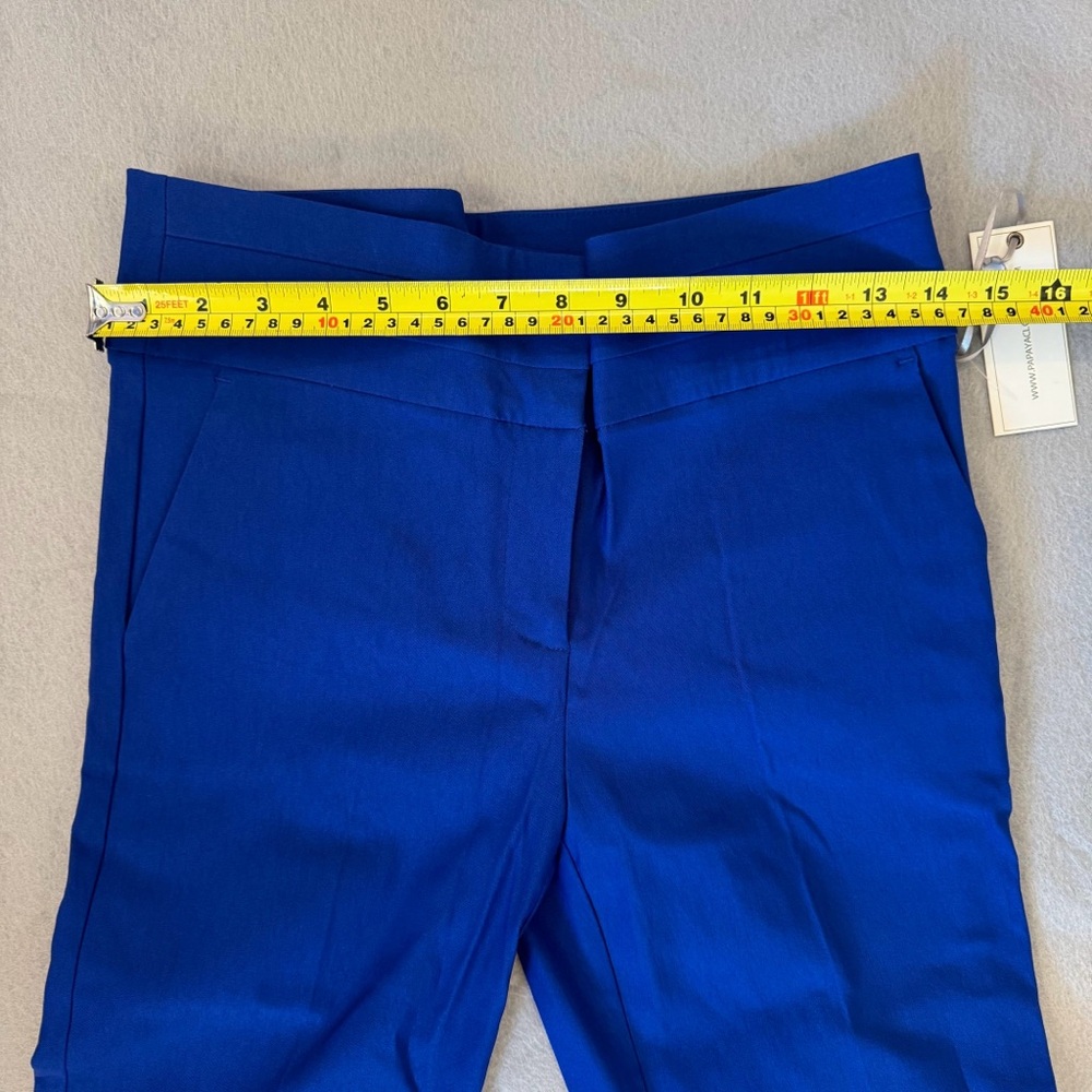 Papaya | Royal Blue High Waist Dress Pants | Size L - Picture 5 of 10